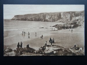 Cornwall TREBARWITH Beach - Old Postcard by Frith & Co. 61311