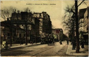 CPA PARIS 17e - Avenue de Clichy (75054)