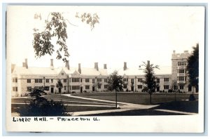 c1930's Little Hall Building Princeton Illinois IL RPPC Photo Vintage Postcard