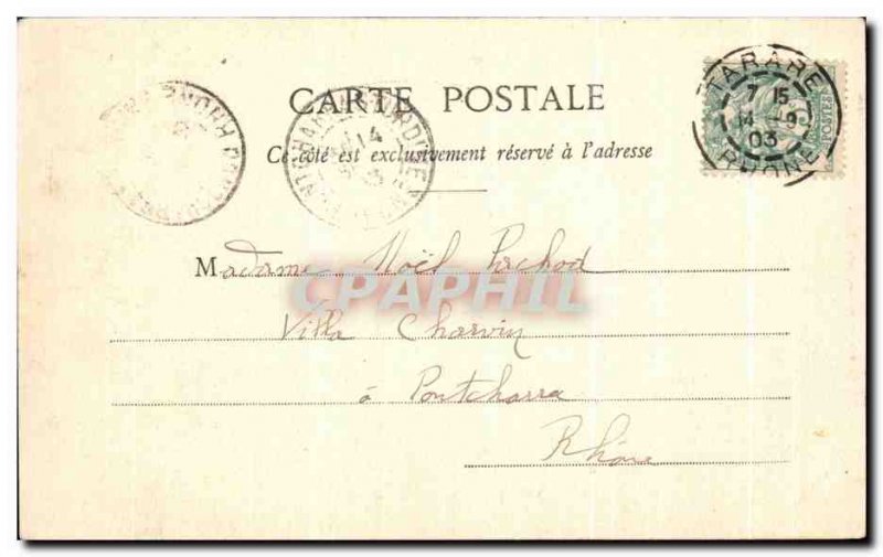 Old Postcard Tarare Bel Air Chapel