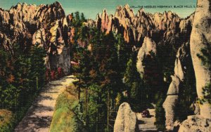 USA South Dakota Black Hills The Needles Highway Vintage Postcard C279