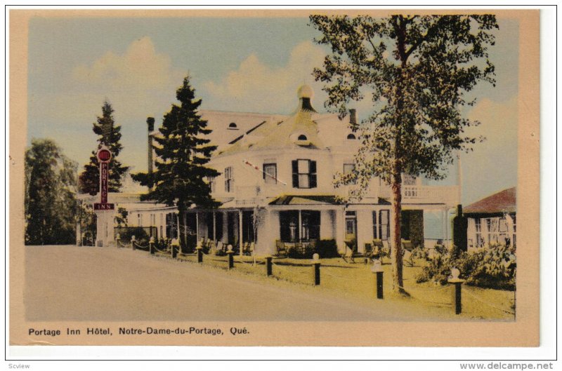 Portage Inn Hotel , Notre-Dame-du-Portage , Quebec , Canada , 30-40s