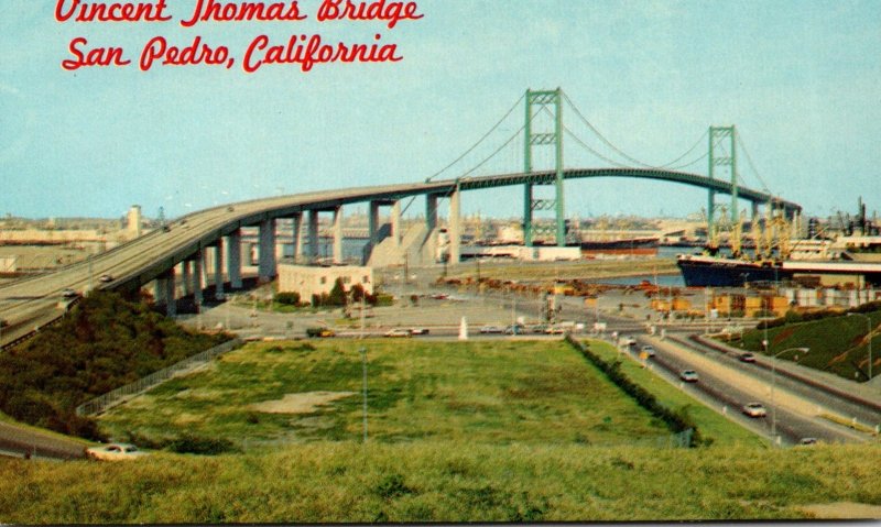 California San Pedro The Vincent Thomas Bridge
