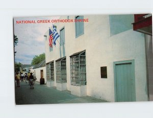 Postcard National Greek Orthodox Shrine St. Augustine Florida USA