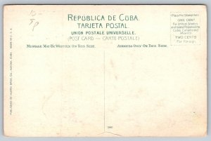 Train Load of Sugar Cane   Cuba  Farmers  Postcard