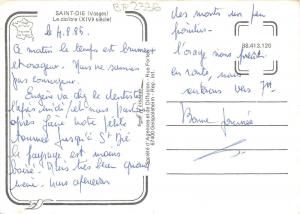 BF2336 saint die  le cloitre  france