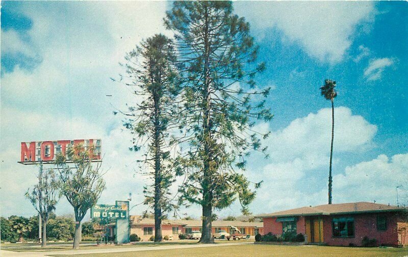  Forest Matthews Orange Acres Motel roadside Santa Ana California Postcard 20-47 