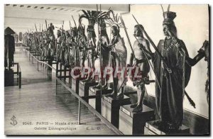 Old Postcard Paris Musee d & # 39artillerie Ethnographic Gallery