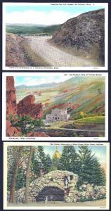 Twelve (12) different 1940's (or earlier) postcards UNUSED