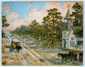 ORMOND BEACH, FL ~ Church GRANADA AVENUE James Calvert Smith 4¼x5½ Postcard