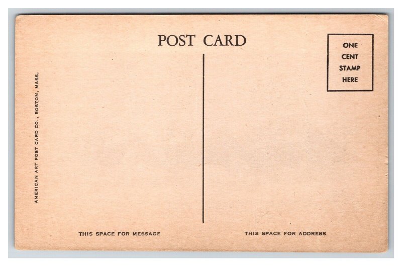 Postcard Three Masted Schooner Seven Seas Under Full Sail pc2395