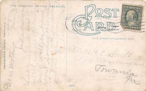 A23/ Sayre Pennsylvania Pa Postcard 1912 Lehigh Valley Passenger Station Depot