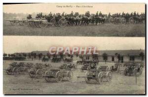 Old Postcard Militaria Camp of Mailly Parc d & # 39artillerie