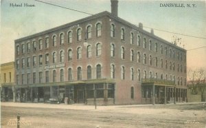 Dansville New York Hyland House 1910 Postcard Delong Stationery 11712