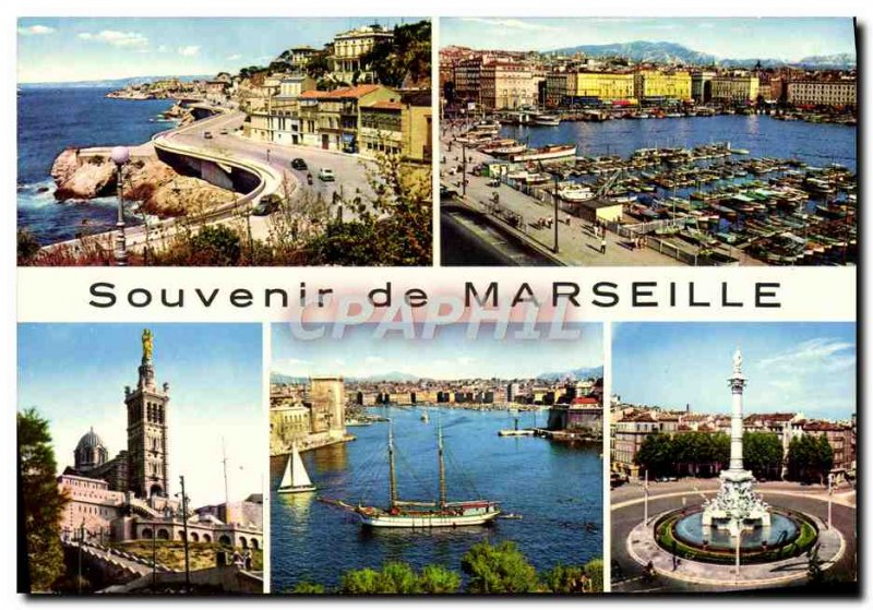 Modern Postcard Marseille Remembrance