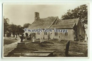 cu2029 - St.Peter's Church & Cemetery, in the Village of Heysham - postcard