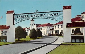 Kansas Masonic Home Wichita, Kansas USA Unused 