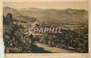 'Old Postcard Vallee D''Argeles Saint Savin Vue Generale'