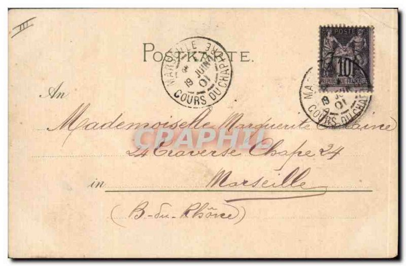 Old Postcard Fantasy Illustrator Woman