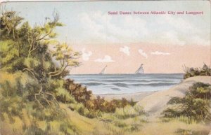 New Jersey Sand Dunes Between Atlantic City and Longport 1911