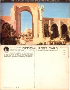 Arch of Triumph from Court of Flowers on Treasure Island (11892)