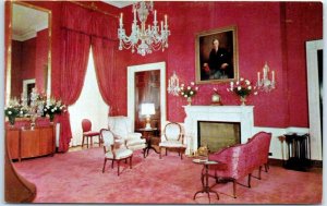 Postcard - The Red Room, White House - Washington, District of Columbia