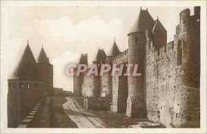 Postcard Old Carcassonne (Cite) The High Strings