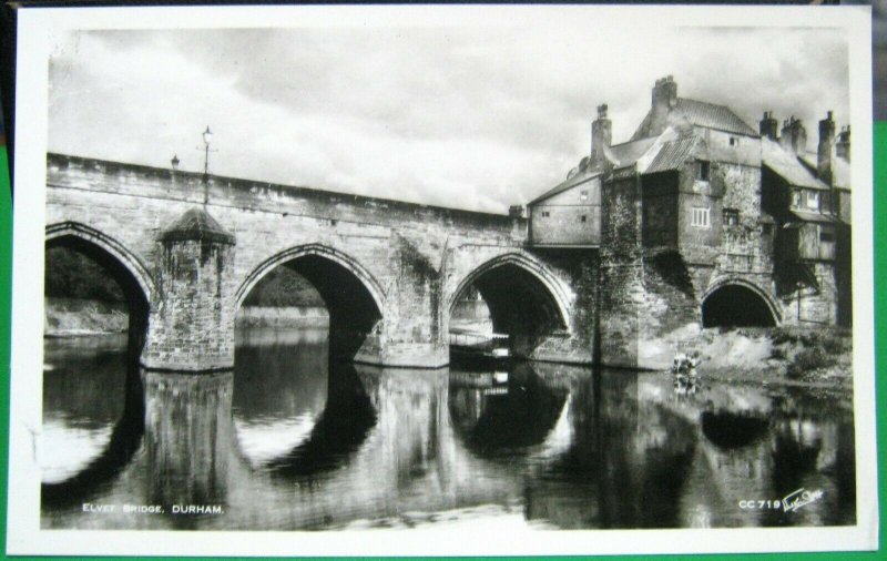 England Elvet Bridge Durham RPPC - unposted