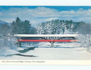 Unused Pre-1980 COVERED BRIDGE Conway New Hampshire NH d3669