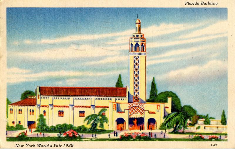 NY - 1939 New York World's Fair. The Florida Building