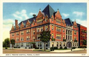 Illinois Peoria The John C Proctor Hospital Curteich