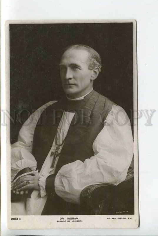 439292 Arthur Winnington INGRAM Bishop of London Vintage PHOTO postcard