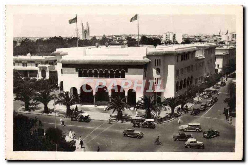 Postcard Modern Casablanca Post and Package Shipping