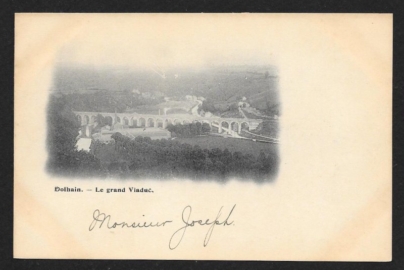 The Grand Viaduct Dolhain BELGIUM Unused c1905