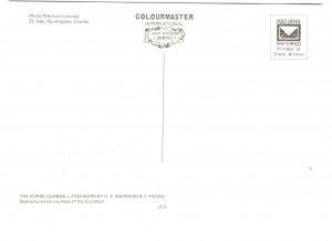 Textured Postcard, The Horse Guard, London, England