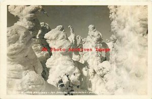 WA, Mount Spokane, Washington, RPPC, Winter Snow Fantasy, Leo Photo No 23-731