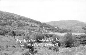 South Strafford Vermont~Appalachian Sulphides Inc~Factory~1956 RPPC