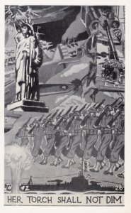 New York City Statue Of Liberty Her Torch Shall Not Dim Military Scenes