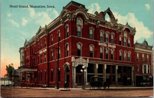 Postcard Hotel Grand in Muscatine, Iowa~138938
