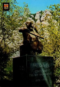 Spain Montserrat Monastery Monument To Pau Casals