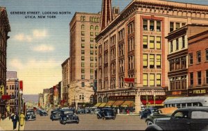 New York Utica Genesee Street Looking North