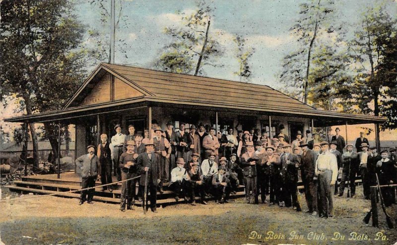 DU BOIS GUN CLUB Du Bois, Pennsylvania 1916 Vintage Postcard