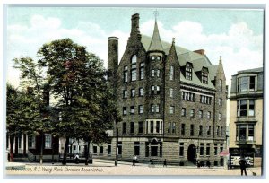 1910 Young Men Christian Association Providence Rhode Island RI Vintage Postcard