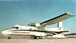 Allegheny Commuter Nord 262 Airplane Postcard