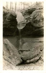 IN - Turkey Run State Park. Boulder Canyon.   *RPPC