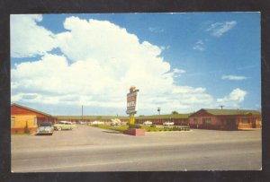 ROSWELL NEW MEXICO ROYAL MOTEL VINTAGE ADVERTISING POSTCARD OLD CARS NM