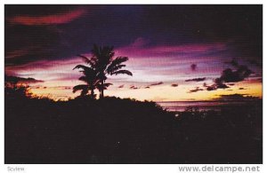 Colorful Sunset In Guam, Guam, 1940-1960s