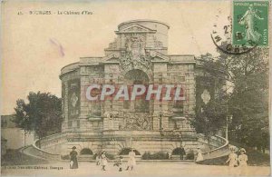 Old Postcard Bourges on water tower