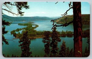 St. Maries  North Idaho  Chatcolet Lake   Postcard