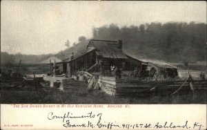 Ashland Kentucky KY Log Cabin 1900s-10s Postcard